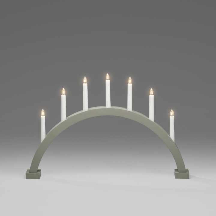 Konstsmide Elljusstake 7-arm båge 7 lj grå/grön 2272-965 Konstsmide in the group HOME ELECTRONICS / Lighting / Christmas lights at TP E-commerce Nordic AB (D45936)