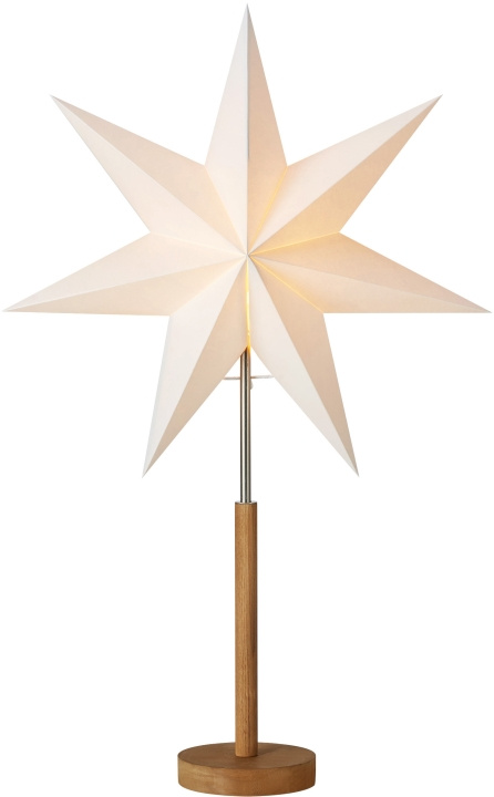 Markslöjd Bordsstjärna SPERANZA 45 cm brun bets/vit Markslöjd in the group HOME ELECTRONICS / Lighting / Table lamps at TP E-commerce Nordic AB (D45969)