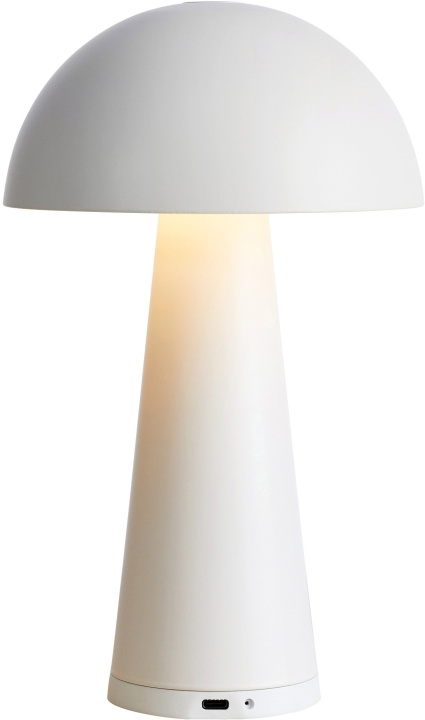Markslöjd Bordslampa Fungi matt vit Markslöjd in the group HOME ELECTRONICS / Lighting / Table lamps at TP E-commerce Nordic AB (D45986)
