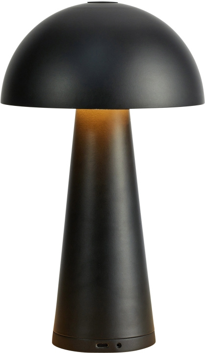 Markslöjd Bordslampa Fungi matt svart Markslöjd in the group HOME ELECTRONICS / Lighting / Table lamps at TP E-commerce Nordic AB (D46013)