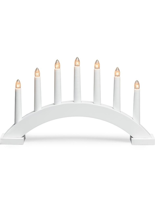 Konstsmide Elljusstake 7-arm 3972-210 7 ljus vit Konstsmide in the group HOME ELECTRONICS / Lighting / Christmas lights at TP E-commerce Nordic AB (D46017)