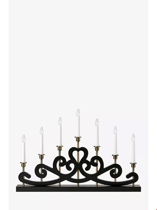 Markslöjd Elljusstake 7-arm NIGHTFALL7 svart/antik mäss Markslöjd in the group HOME ELECTRONICS / Lighting / Christmas lights at TP E-commerce Nordic AB (D46020)
