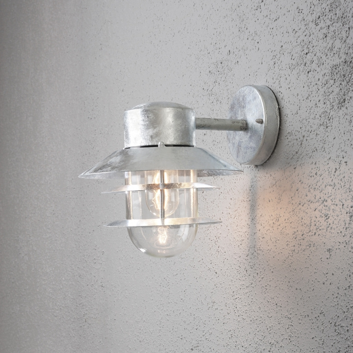 Konstsmide Vägglykta 7310-320 Modena Galv Konstsmide in the group HOME, HOUSEHOLD & GARDEN / Electricity & Lighting / Outdoor lighting at TP E-commerce Nordic AB (D46038)