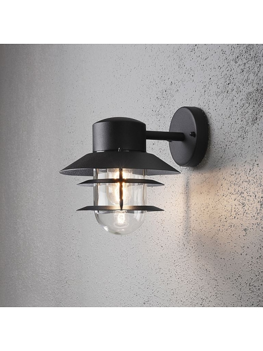 Konstsmide Vägglykta 7310-750 Modena Svart Konstsmide in the group HOME, HOUSEHOLD & GARDEN / Electricity & Lighting / Outdoor lighting at TP E-commerce Nordic AB (D46042)