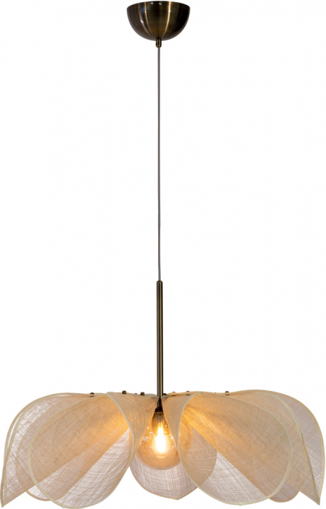 Markslöjd Taklampa STYRKA 1L 75cm Beige/Antik Markslöjd in the group HOME ELECTRONICS / Lighting / Ceiling lights at TP E-commerce Nordic AB (D46045)