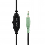 DELTACO headphones with volume control, 2.2m cable, black DELTACO headphones with volume control, 2.2m cable, black