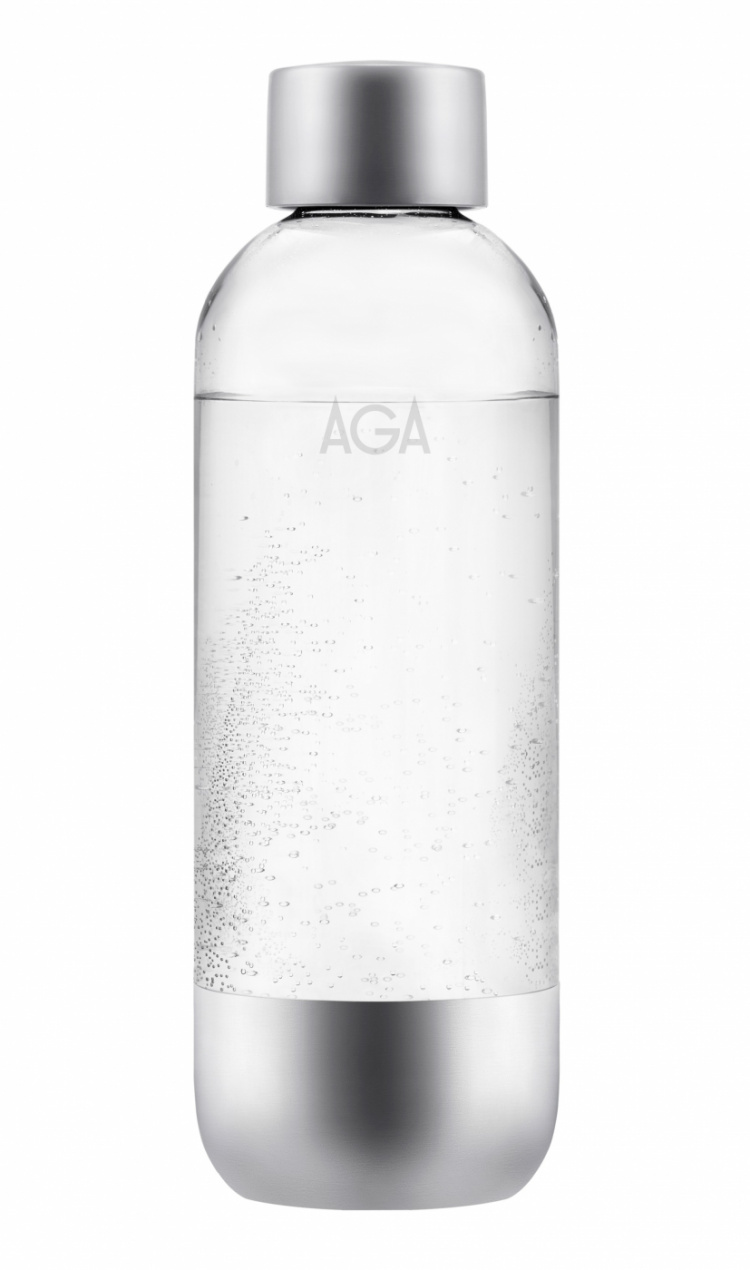 3-pack AGA AQVIA Steel 1L, PET bottle