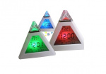 Väckarklocka pyramid (glowing LED)