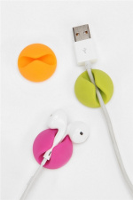 Cable holder-Cable clip Mini, 6-pack (Yellow/Pink/Green) Cable holder-Cable clip Mini, 6-pack (Yellow/Pink/Green)