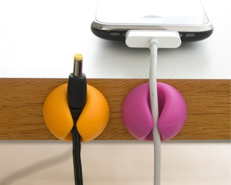 Cable holder-Cable clip Mini, 6-pack (Yellow/Pink/Green) Cable holder-Cable clip Mini, 6-pack (Yellow/Pink/Green)