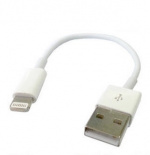 Lightning cable to USB, 13cm, white Lightning cable to USB, 13cm, white