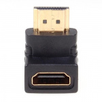 Adapter, HDMI female to angled HDMI male Adapter, HDMI female to angled HDMI male