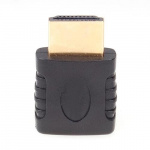 Adapter, HDMI female to angled HDMI male Adapter, HDMI female to angled HDMI male