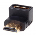 Adapter, HDMI female to angled HDMI male Adapter, HDMI female to angled HDMI male