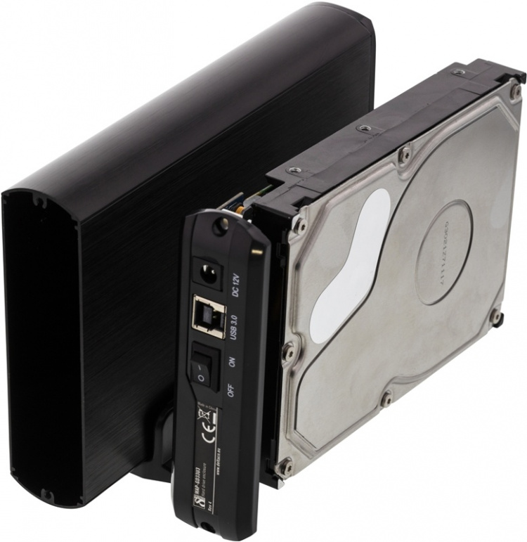 DELTACO externt kabinett för 1x3,5 DELTACO externt kabinett för 1x3,5