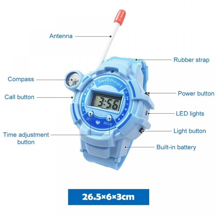 Watches with built-in walkie talkie