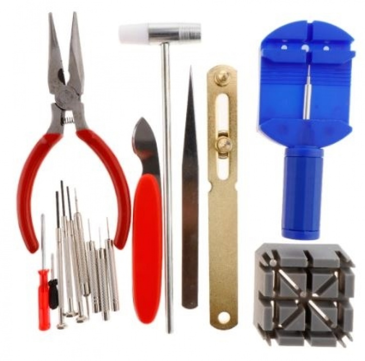 Repair kit for watches with 16 tools Repair kit for watches with 16 tools