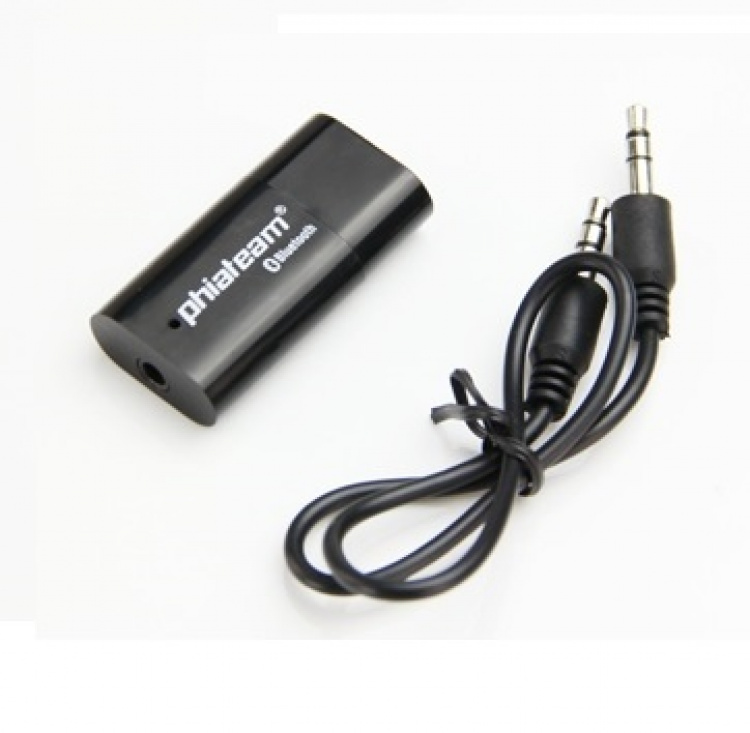 Wireless audio in the car! Bluetooth Music Receiver (White) Wireless audio in the car! Bluetooth Music Receiver (White)