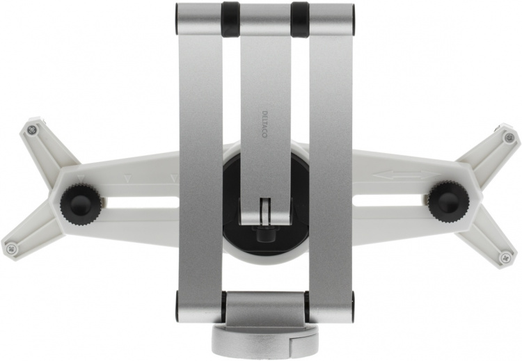 DELTACO, pad wall/table mount, arm, 45 tilt, 180 swivel, aluminium