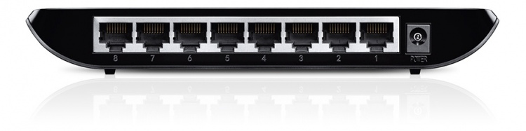 TP-LINK, nätverksswitch, 8-ports 10/100/1000Mbps, RJ45