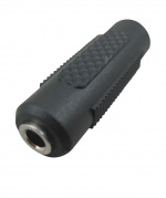 Adapter 3.5mm female - 3.5mm female (Black)