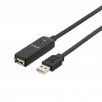 DELTACO PRIME USB förlängningskabel, aktiv, USB 2.0, 10m, svart DELTACO PRIME USB förlängningskabel, aktiv, USB 2.0, 10m, svart