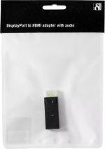 DELTACO DisplayPort to HDMI adapter with audio, Full HD @60Hz, DELTACO DisplayPort to HDMI adapter with audio, Full HD @60Hz,