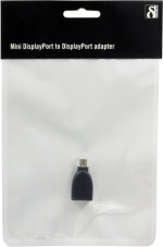 DELTACO Displayport-adapter, Mini Displayport - Displayport, Ultra HD, DELTACO Displayport-adapter, Mini Displayport - Displayport, Ultra HD,