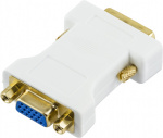 DELTACO DVI adapter analog DVI - analog VGA, ha - ho, vit
