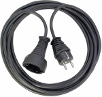 Brennenstuhl Earthed extension cable, CEE 7/7 - CEE 7/4, 2m, black