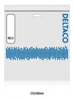 DELTACO OM3 fiberkabel LC - LC, duplex, multimode, 50/125, 0,5m