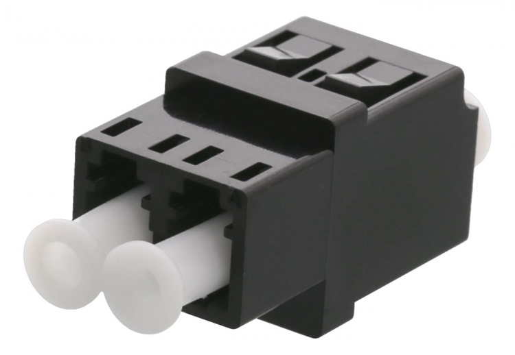 DELTACO Snap-in fiber mating sleeve, 2xLC-LC, Single mode, duplex, blu DELTACO Snap-in fiber mating sleeve, 2xLC-LC, Single mode, duplex, blu