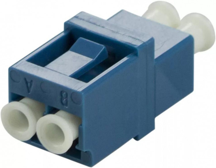 DELTACO Snap-in fiber mating sleeve, 2xLC-LC, Single mode, duplex, blu DELTACO Snap-in fiber mating sleeve, 2xLC-LC, Single mode, duplex, blu