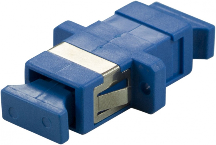 DELTACO snap-in fiber mating sleeve, 1xSC-SC, Single mode, simplex, bl DELTACO snap-in fiber mating sleeve, 1xSC-SC, Single mode, simplex, bl