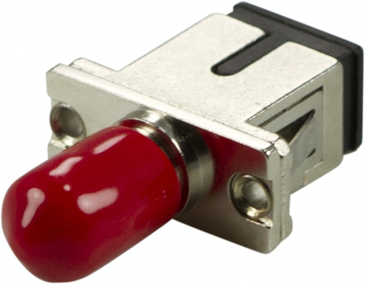 DELTACO snap-in fiber mating sleeve, 1xSC-ST, Multi mode, simplex, met DELTACO snap-in fiber mating sleeve, 1xSC-ST, Multi mode, simplex, met