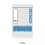 DELTACO HDMI-adapter, 19-pin hane till hona, vinklad