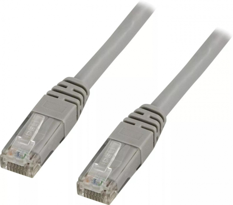 DELTACO U/UTP Cat6 patchkabel, LSZH, 1,5m, grå