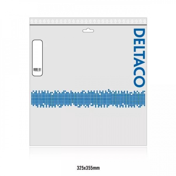 DELTACO U/UTP Cat6 patchkabel 20m, LSZH, svart