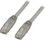 DELTACO U/UTP Cat6 patchkabel 50m, grå