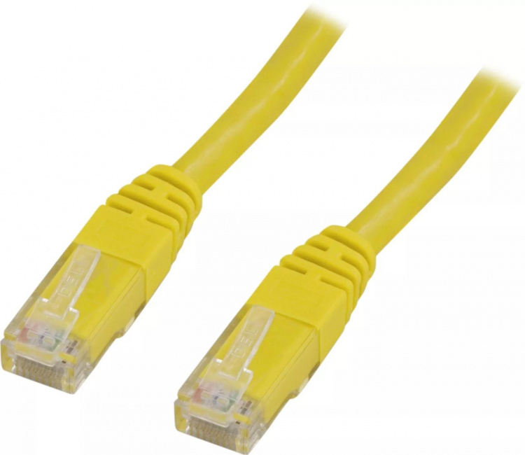 DELTACO U/UTP Cat6 patchkabel 7m, gul