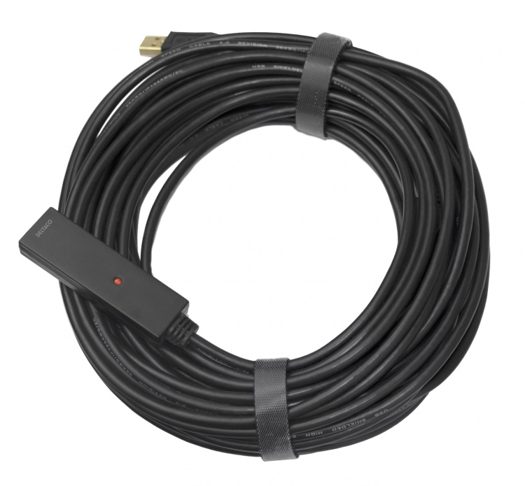 DELTACO PRIME, USB förlängningskabel, aktiv, USB 2.0, 20m DELTACO PRIME, USB förlängningskabel, aktiv, USB 2.0, 20m