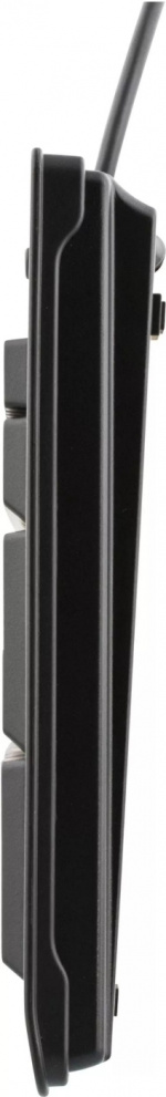 DELTACO tangentbord med bakgrundsbelysning, USB, blått ljus, svart