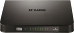 D-Link GO 16-port gigabit switch, svart