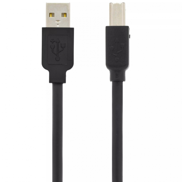 DELTACO PRIME USB 2.0 kabel Typ A hane - Typ B hane, aktiv, 10m, svart