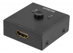 DELTACO Dubbelriktad HDMI-switch, 1-2 eller 2-1, manuell, svart DELTACO Dubbelriktad HDMI-switch, 1-2 eller 2-1, manuell, svart