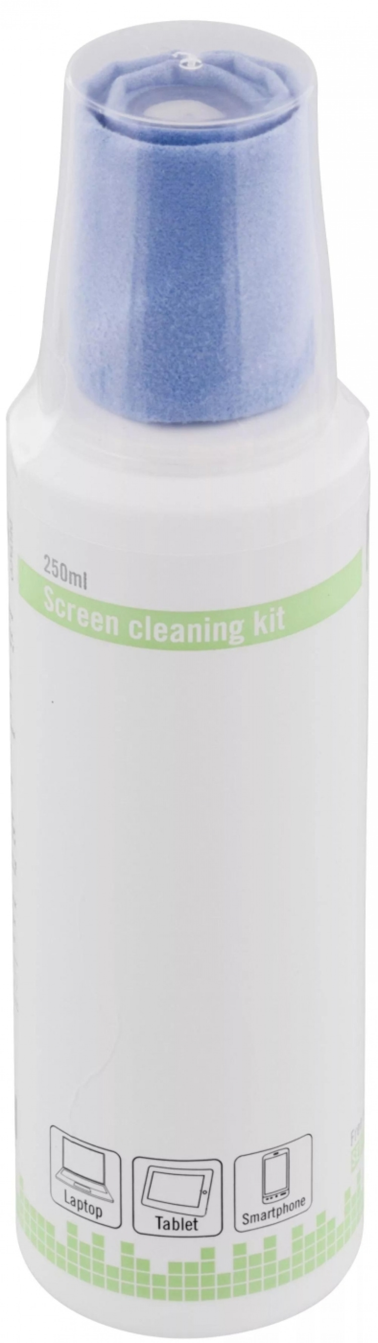 DELTACO rengöringskit, för rengöring av skärmar, microfiberduk, 25