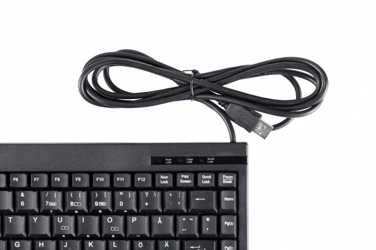 DELTACO minitangentbord USB, svart