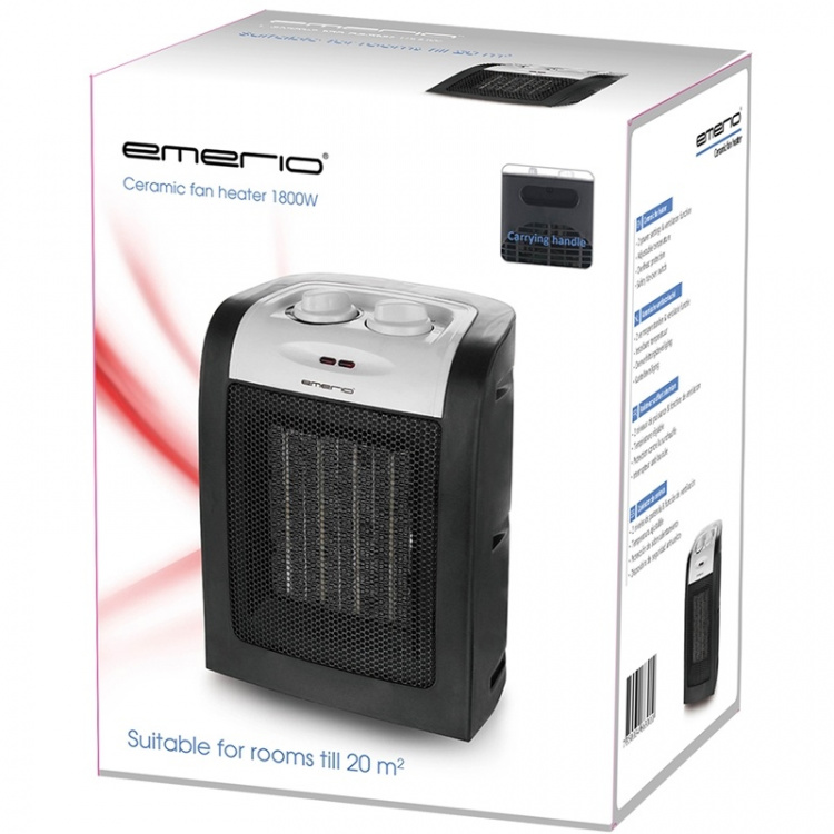Emerio Värmefläkt 1800W Termostat Ke