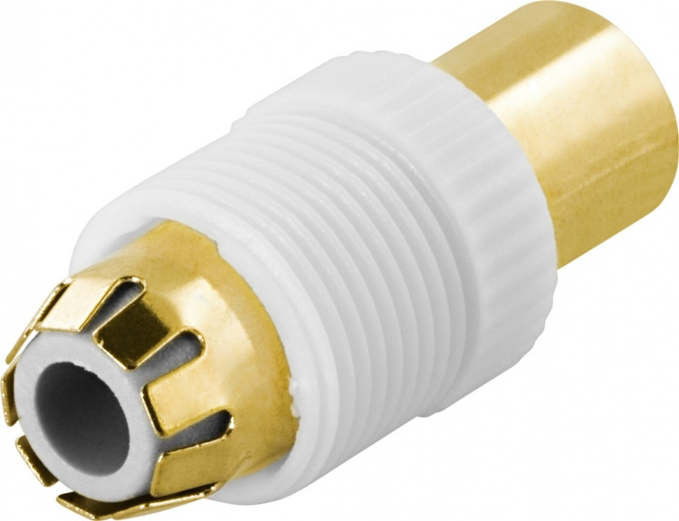 DELTACO antenna connector, 9.5mm male, screw mounting DELTACO antenna connector, 9.5mm male, screw mounting