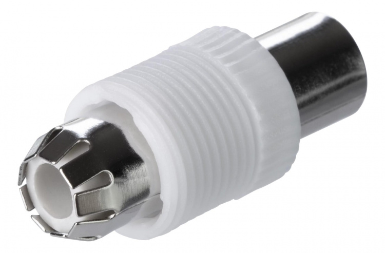DELTACO antenna connector, 9.5mm male, screw mounting DELTACO antenna connector, 9.5mm male, screw mounting